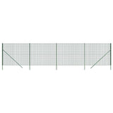 Clôture grillagée Vidaxxl 1,8x10 m acier galvanisé vert