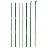 Clôture grillagée Vidaxxl 1,8x10 m acier galvanisé vert
