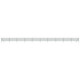 Clôture grillagée Vidaxxl 0,8x25 m acier galvanisé vert