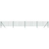 Vidaxxl clôture grillagée 0,8x10 m acier galvanisé vert