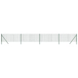 Vidaxxl clôture grillagée 1x10 m acier galvanisé vert