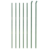 Clôture grillagée Vidaxxl 1,4x10 m acier galvanisé vert