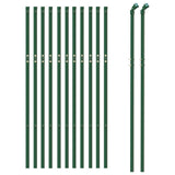 Clôture grillagée Vidaxxl 0,8x25 m acier galvanisé vert