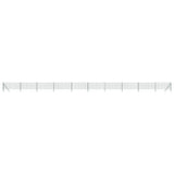 Vidaxxl clôture grillagée 1x25 m acier galvanisé vert