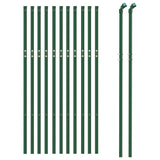 Vidaxl Mesh de alambre FET 1.1x25 M Galvanizado de acero verde