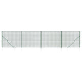 Clôture grillagée Vidaxxl avec ancrages au sol 1,8x10 m vert