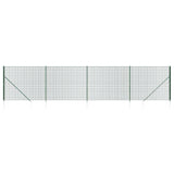Clôture grillagée Vidaxxl avec ancrages au sol 2x10 m vert