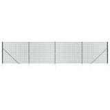 Clôture grillagée Vidaxxl avec ancrages au sol 2,2x10 m vert