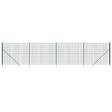 Clôture grillagée Vidaxxl avec ancrages au sol 2x10 m vert