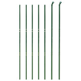 Clôture grillagée Vidaxxl avec ancrages au sol 2x10 m vert