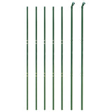 Clôture grillagée Vidaxxl avec ancrages au sol 2,2x10 m vert