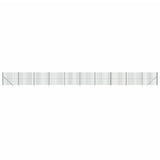 VidaXL Clôture grillagée avec ancrages au sol 1,8x25 m vert