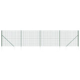 Clôture grillagée Vidaxxl avec ancrages au sol 2,2x10 m vert