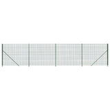 Clôture grillagée Vidaxxl avec bride 1,4x10 m vert