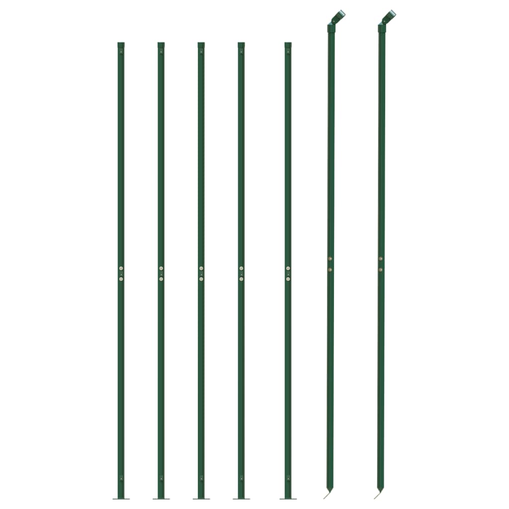 Clôture grillagée Vidaxxl avec bride 2x10 m vert