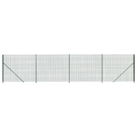 Clôture grillagée Vidaxxl avec bride 2,2x10 m vert