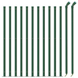 Clôture grillagée Vidaxxl avec bride 0,8x25 m vert