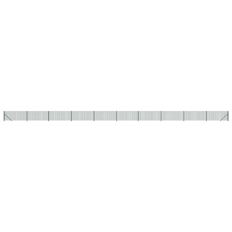 Clôture grillagée Vidaxxl avec bride 1,1x25 m vert