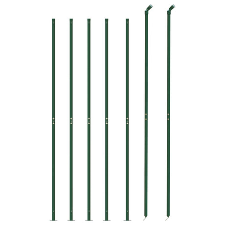 Clôture grillagée Vidaxxl avec bride 2,2x10 m vert