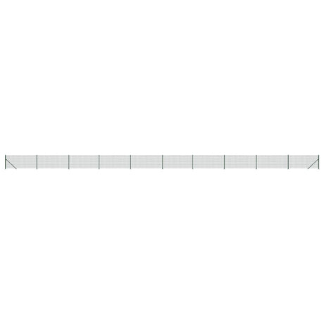 Clôture grillagée Vidaxxl avec bride 0,8x25 m vert