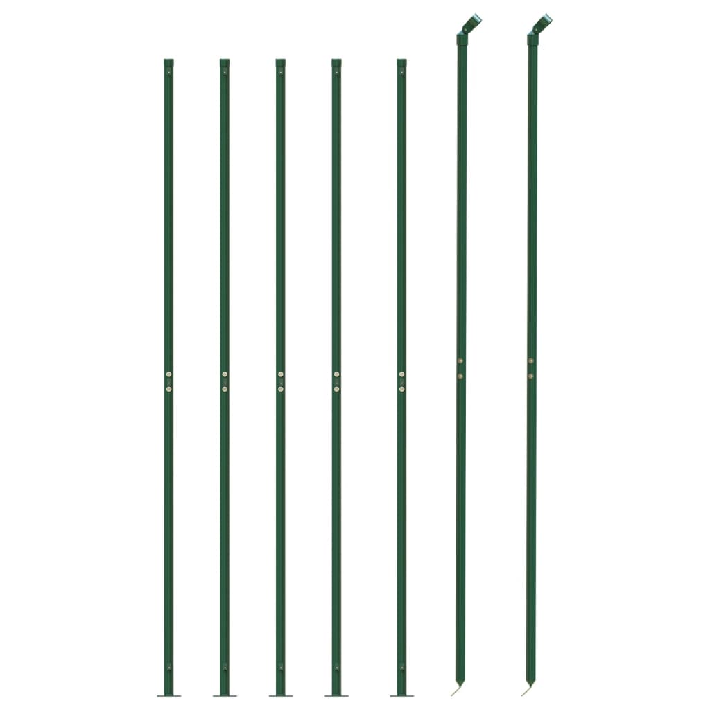 Clôture grillagée Vidaxxl avec bride 2x10 m vert