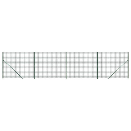 Clôture grillagée Vidaxxl avec bride 2,2x10 m vert