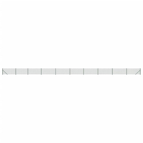 Clôture grillagée Vidaxxl avec bride 1,1x25 m vert