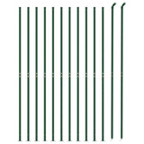 FET a rete filo Vidaxl con piene 2x25 m verde