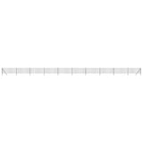 Clôture grillagée Vidaxl 1x25 m acier galvanisé couleur anthracite