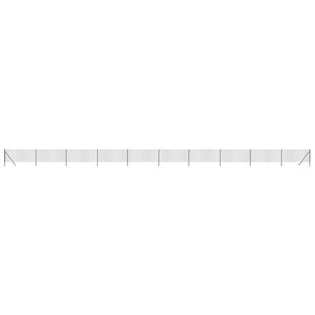 Clôture grillagée Vidaxl 1x25 m acier galvanisé couleur anthracite