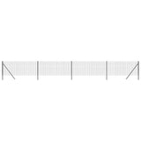 Clôture grillagée Vidaxxl 0,8x10 m acier galvanisé, anthracite