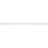 Clôture grillagée Vidaxl 1x25 m acier galvanisé couleur anthracite