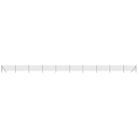 Clôture grillagée Vidaxl 1x25 m acier galvanisé couleur anthracite