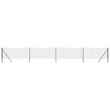 Clôture grillagée Vidaxxl 0,8x10 m acier galvanisé, anthracite