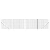Clôture grillagée Vidaxxl avec ancrages au sol 1,4x10 m anthracite