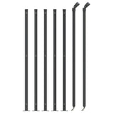 Clôture grillagée Vidaxxl avec bride 1x10 m couleur anthracite