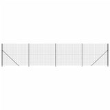 Clôture grillagée Vidaxxl avec bride 1,6x10 m anthracite