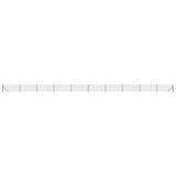 Clôture grillagée Vidaxxl avec bride 0,8x25 m couleur anthracite