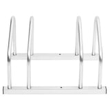 Vidaxl bicycle rack for 2 bicycles galvanized steel