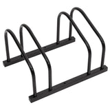 Vidaxl bicycle rack for 2 bicycles steel black