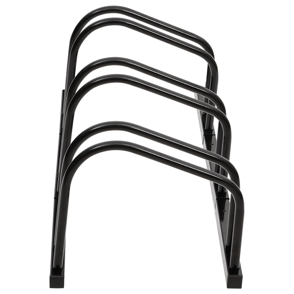 Vidaxl Rack para bicicletas para 3 bicicletas de acero negro