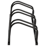 Rack de vélo vidaxl pour 3 vélos en acier noir