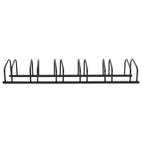 Rack de vélos Vidaxl pour 6 vélos en acier noir