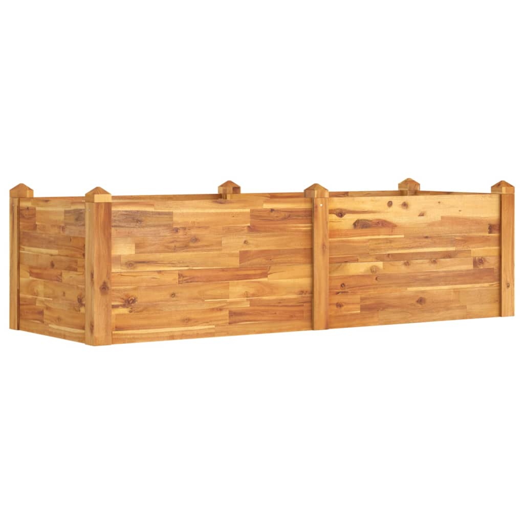Vidaxx jardinière surélevée 160x60x44 cm en bois d'acacia massif