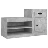 Vidaxx meuble à chaussures 100x42x60 cm dérivé du bois béton gris