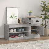 Vidaxx meuble à chaussures 100x42x60 cm dérivé du bois béton gris