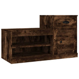 Vidaxx armoire à chaussures 100x42x60 cm bois traité, chêne fumé
