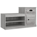 Vidaxx meuble à chaussures 100x42x60 cm bois d'ingénierie couleur chêne sonoma gris