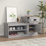 Vidaxx meuble à chaussures 100x42x60 cm bois d'ingénierie couleur chêne sonoma gris