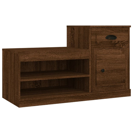 Vidaxx armoire à chaussures 100x42x60 cm bois fini couleur chêne marron